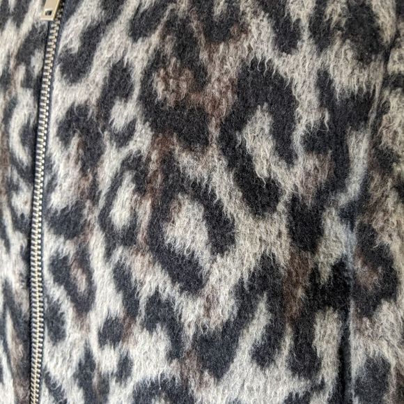 Aritzia Wilfred free leopard wool blend jacket - Picture 6 of 12